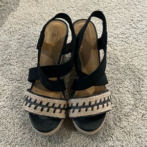 Bass black wedges. Size 8.5